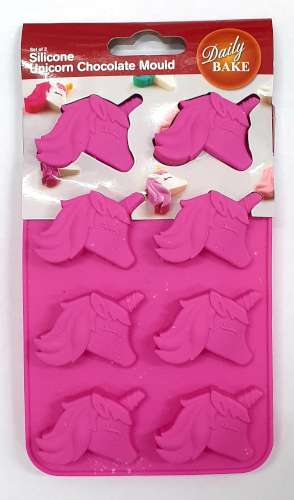 Unicorn Silicone Cholocate Mould - Click Image to Close